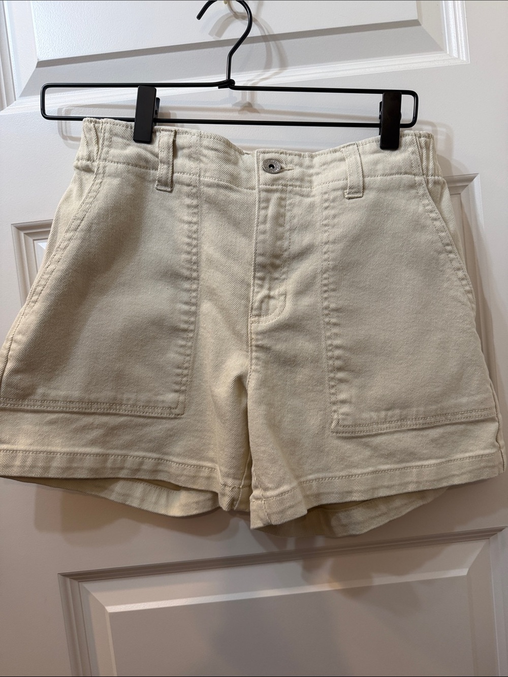 Casual High-Rise Cream Women's Shorts Sanctuary